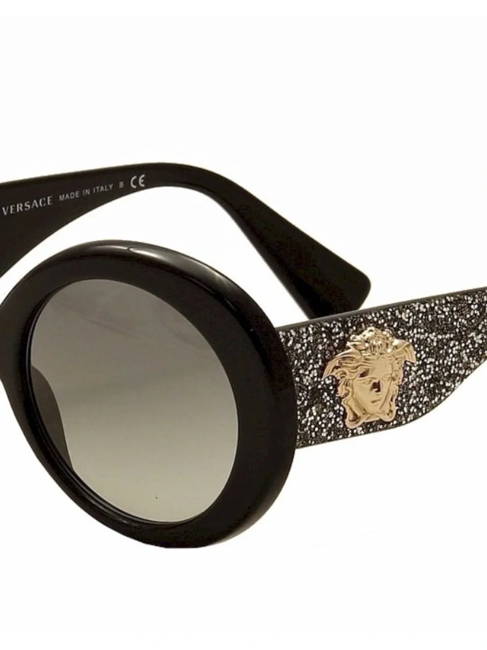 Versace Gold Medusa Black Sunglasses 🕶️
